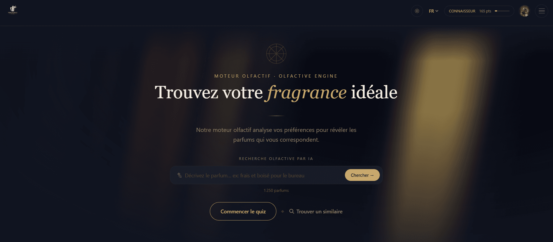 FragranceFinder, moteur de recherche de parfums